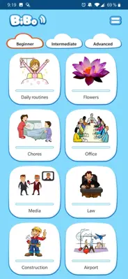 Learn Reading, Speaking English for Kids - BiBo android App screenshot 6